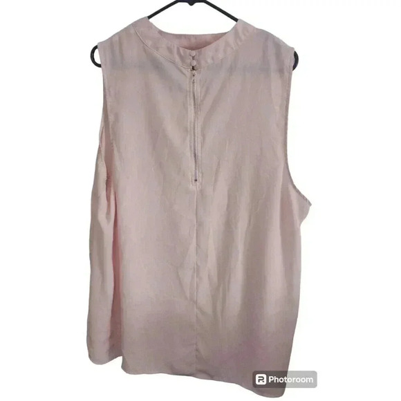 Torrid Georgette Goddess‎ Tank Top Halter High Neck Keyhole Blush Size 3X - Picture 2 of 4